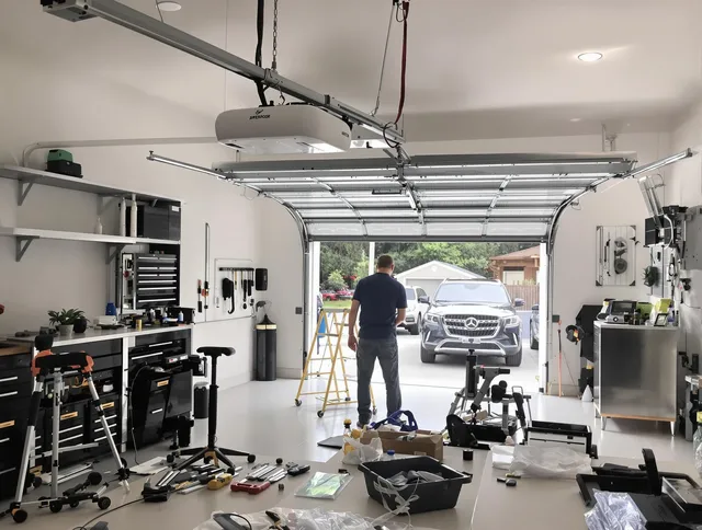 Garage door opener installation by Davie Garage Door Repair in Davie