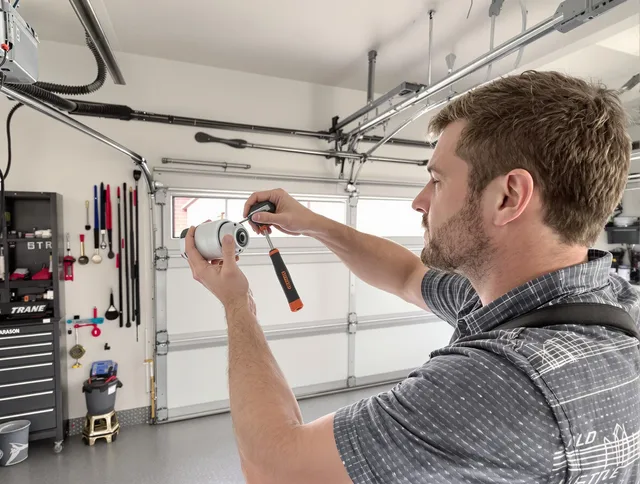 Garage door opener repair service by Davie Garage Door Repair in Davie